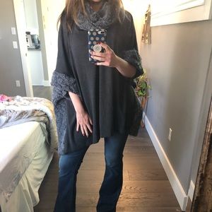 Saks Fifth Ave Cozy Cape Sweater